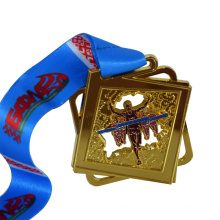 Chinese factory makes high quality custom 3D souvenirs bronze medal